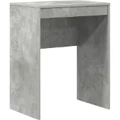 vidaXL Bureau en béton gris 60 x 40 x 76 cm