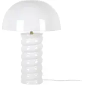 Leitmotiv - Lampe de table Gracio - Blanc brillant - Ø30cm Lampe de table - Lampe de chevet, salon, chambre à coucher