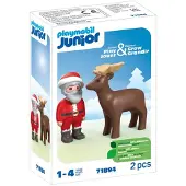 Playmobil Junior - Renne Et Père Noël