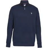 U.S. POLO ASSN. Pull-over 'UMKurt' saphir / rouge sang / blanc