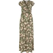 Apricot Robe 'Jasmine' vert / kaki / abricot