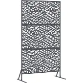 vidaXL Pare-vue anthracite 100 x 50 x 180 cm Acier