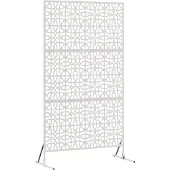 vidaXL Pare-vue Gris 100 x 50 x 180 cm Acier