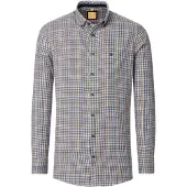 REDMOND Casual Modern Fit Chemise jaune, A carreaux