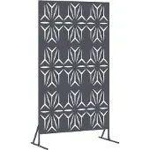 vidaXL Pare-vue anthracite 100 x 50 x 180 cm Acier