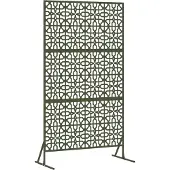 vidaXL Brise-vue olive 100 x 50 x 180 cm acier
