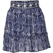 KOROSHI Jupe bleu marine / gentiane / bleu pastel / gris