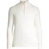 Selected Demi-fermeture Éclair Pull Homme Blanc S