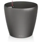 Lechuza Jardinière Classico 43 LS ALL-IN-ONE Charbon métallique 16083