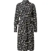 Vero Moda Robe-chemise 'VMLYDIA' noir / blanc