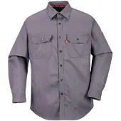 Portwest Chemise De Travail Ignifugée Bizflame Gris M
