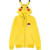 Pokémon Hommes, Pull-over, Pokémon - Pikachu Novelty Hoodie - S, Jaune, (S)