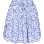 Swirly Jupe 'Back To School' indigo / blanc cassé