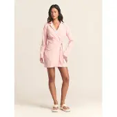 St MRLO Robe 'Layla' rose / blanc