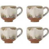 Bloomingville Ensemble de 4 mugs en jade