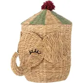 Bloomingville Panier av. Couvercle - Bobo - Nature - - UneTaille - Panier
