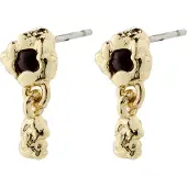 Pilgrim Boucles d'oreilles 'Ryper' or / noir