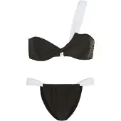 LASCANA Bikini noir / blanc