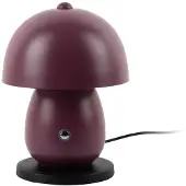 Leitmotiv - Lampe de table Mono Led - Violet foncé - Ø14cm Lampe de table - Lampe de chevet, salon, chambre à coucher