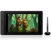 HUION Kamvas Pro 16 graphic tablet 5080 lpi 344.16 x 193.59 mm USB Black