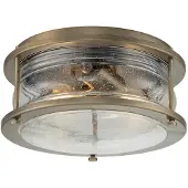 Kichler Plafonnier d'extérieur, bronze oxydé, E27, 60 W, Ashland Bay,