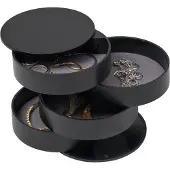 Yamazaki Porte-Bijoux Yamazaki Tower 4 Tiers Noir