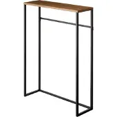 SmartaSaker Console d'entrée en bois et métal Tower