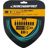 Jagwire Kit De Câbles De Dérailleur Vélo Double - Gaine Et Câble Haute Performance -