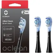 Oclean Tête de brosse Ultra Clean, lot de 2, noir