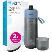 Brita Gourde Isotherme 06 L - Bleue Comprend 2 Filtres À Eau Microdisc