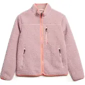 Superdry Femme Veste Polaire Sherpa Outdoor Rose Taille: 42
