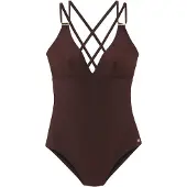Jette Maillot de bain brun foncé