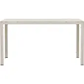 Ebuy24 Mirko table de jardin beige.