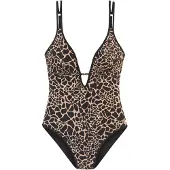 LASCANA Maillot de bain beige / noir