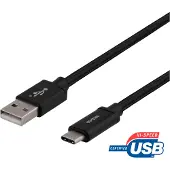 Deltaco Câble Usb-a Vers Usb-c Usbc-1134m