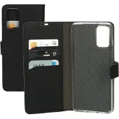 Mobiparts Saffiano Wallet Case Samsung Galaxy S20 Plus 4G/5G Black (Samsung Galaxy S20+), Coque pour téléphone portable, Noir