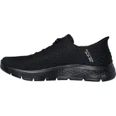 SKECHERS Slip on 'Go Walk Flex - Hands Up' noir / blanc