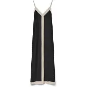 Vero Moda Robe 'VMDenise' noir / blanc cassé