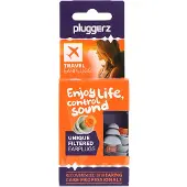 Pluggerz Travel Bouchons d'Oreille - 1 paire