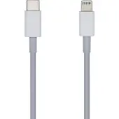 Aisens Câble Lightning A102-0442/ Lightning Mâle - USB Type-C Mâle/ 1m/ Blanc