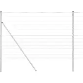 vidaXL Ground Fix Clôture en fil de fer soudé 25 x 1,6 m (L x H)