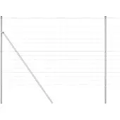 vidaXL Clôture en fil d'acier galvanisé, soudée, 25 x 1,6 m