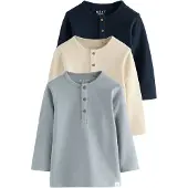 Next T-Shirt chamois / bleu marine / bleu clair