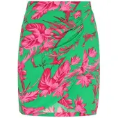 Ebeeza Jupe 'Back To School' vert gazon / rose / rouge