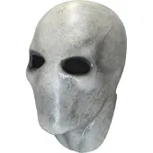 Ghoulish Creepypasta Slenderman Pale Neck Mask Argenté