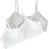 Cool Club Soutiens-gorge gris chiné / blanc
