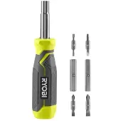 Ryobi RHSDM1101 Tournevis polyvalent, jeu de 11 embouts en 1 avec poignée ergonomique