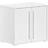 Vipack Commode Sam 68x43x61cm - 2 portes - blanc