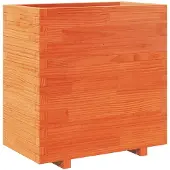 vidaXL Jardinière cire marron 70x40x72,5 cm bois de pin massif