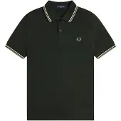 Fred perry Polo Twin Tipped M3600 Vert foncé